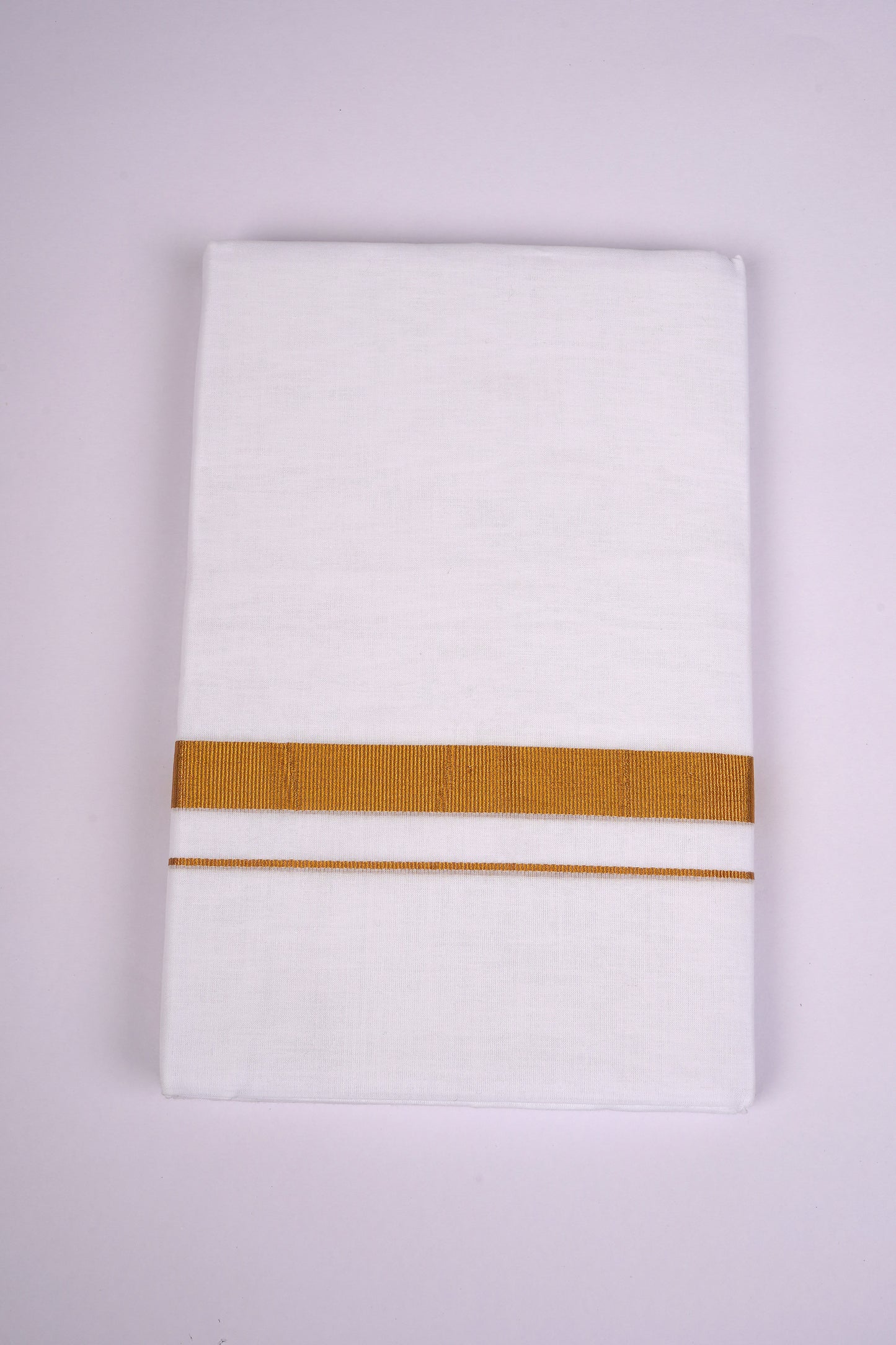 GLD-98 WHITE DOUBLE DHOTI  4.00 MTR
