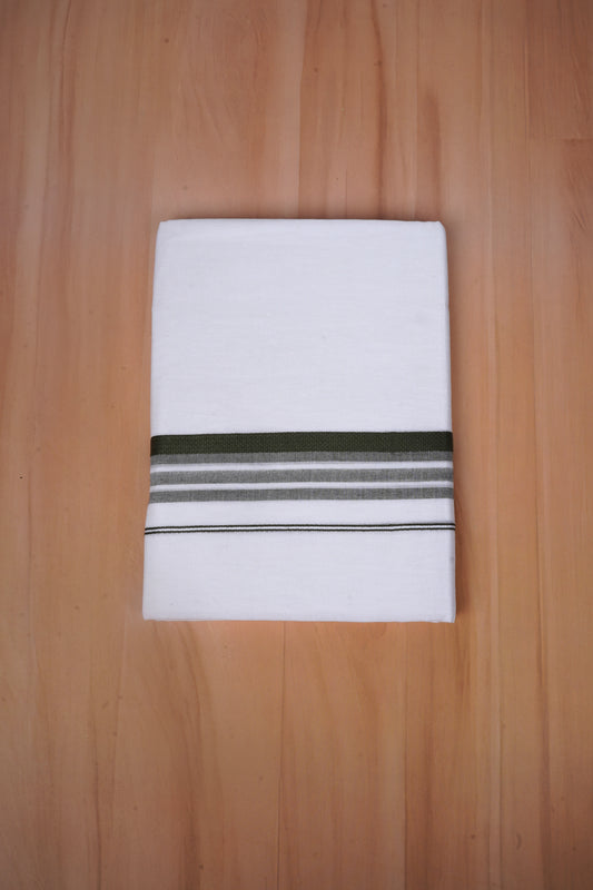 FCD-586 W/D DHOTI 3.80 MTR - Dark Green