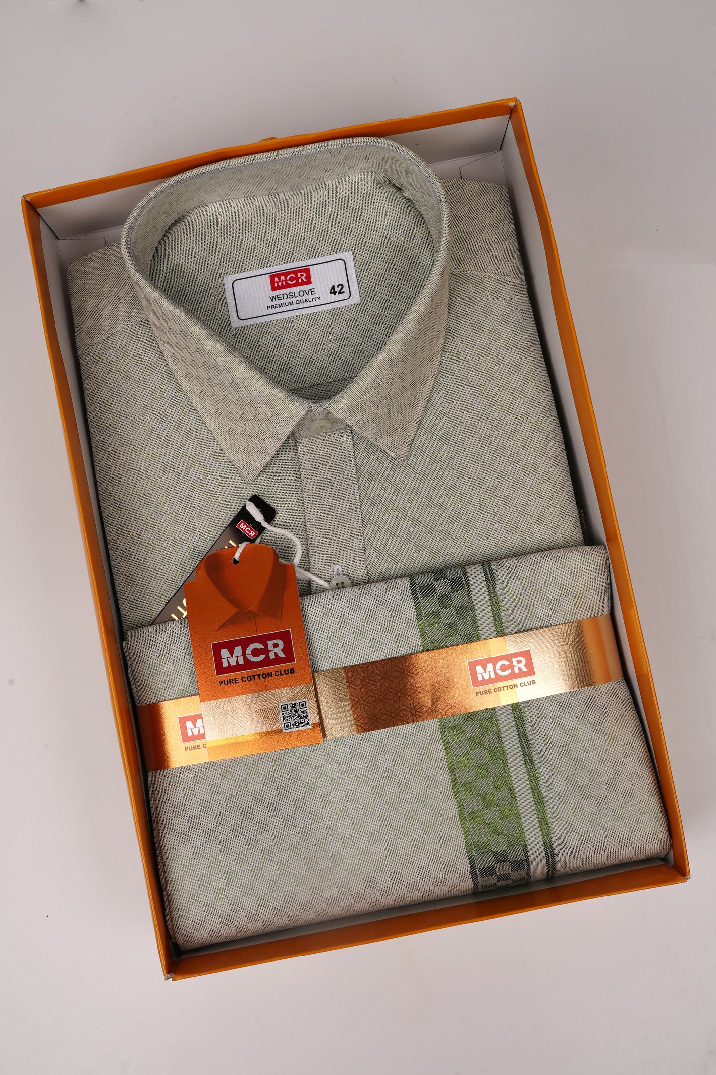 WedsLove D.Green Single Set F/S-wedding clothes for men (Perfume & Dhoti Belt Free)