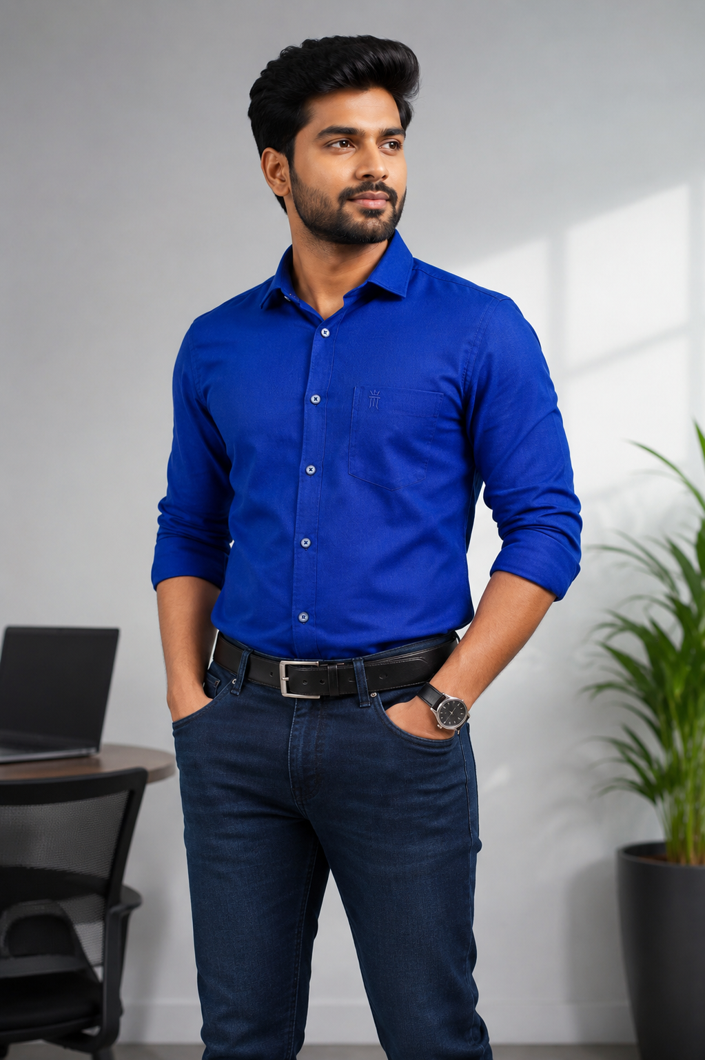 British Crown Casual Color Shirt - 81003