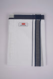 PKT FD-02 VELCRO WHITE DOUBLE DHOTI - Blue