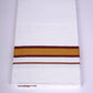 FS-103 W/S DHOTI 2.00 MTR - GOLD MAROON