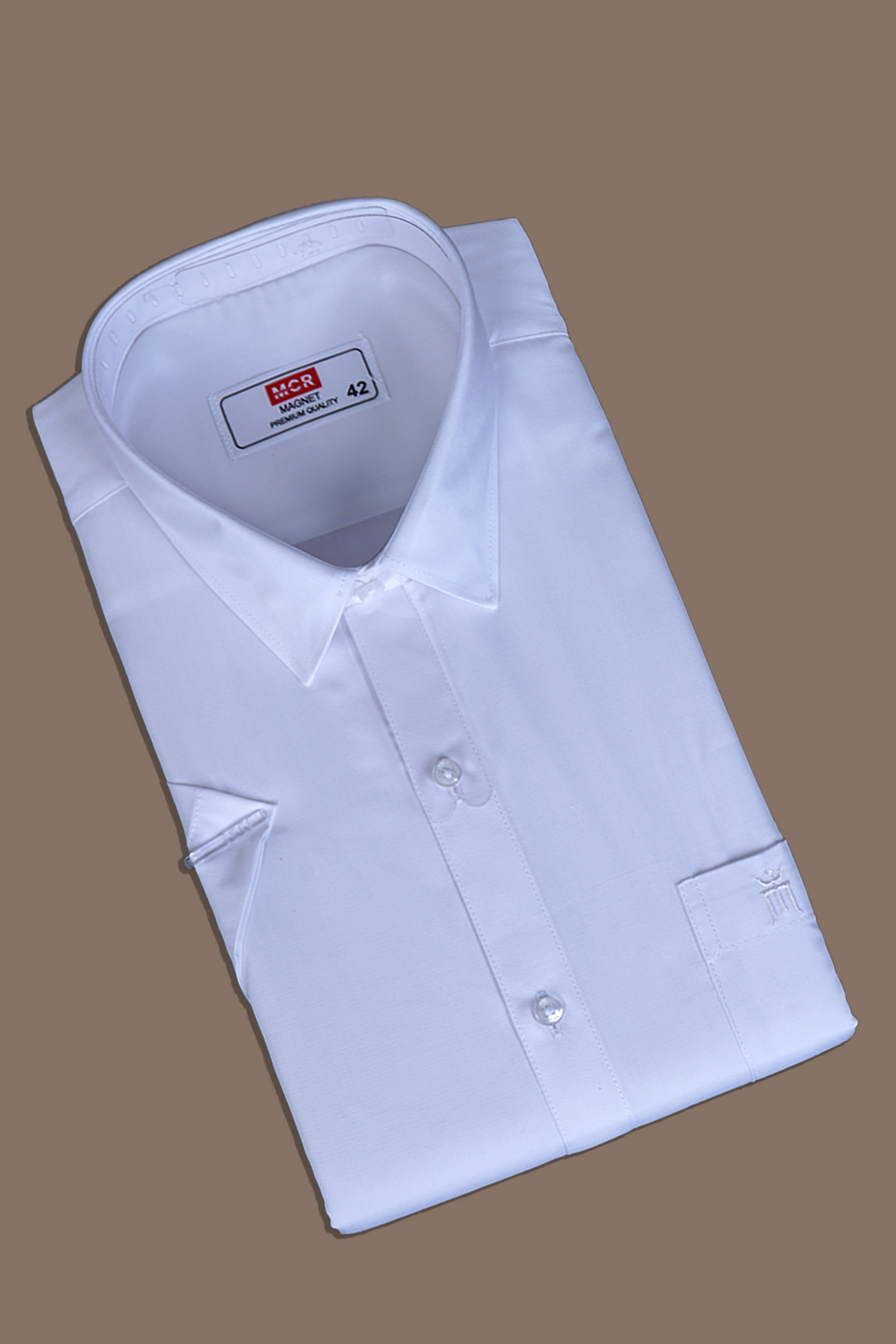 MCR MAGNET Full Sleeve Formal White Shirt For Men