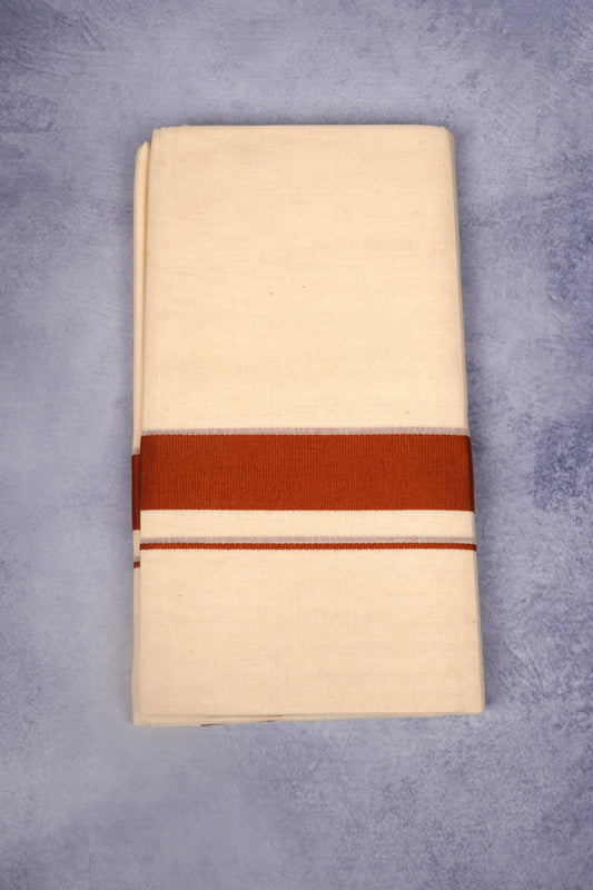 FCD-366C C/D DHOTI  3.80 MTR-Dark orange
