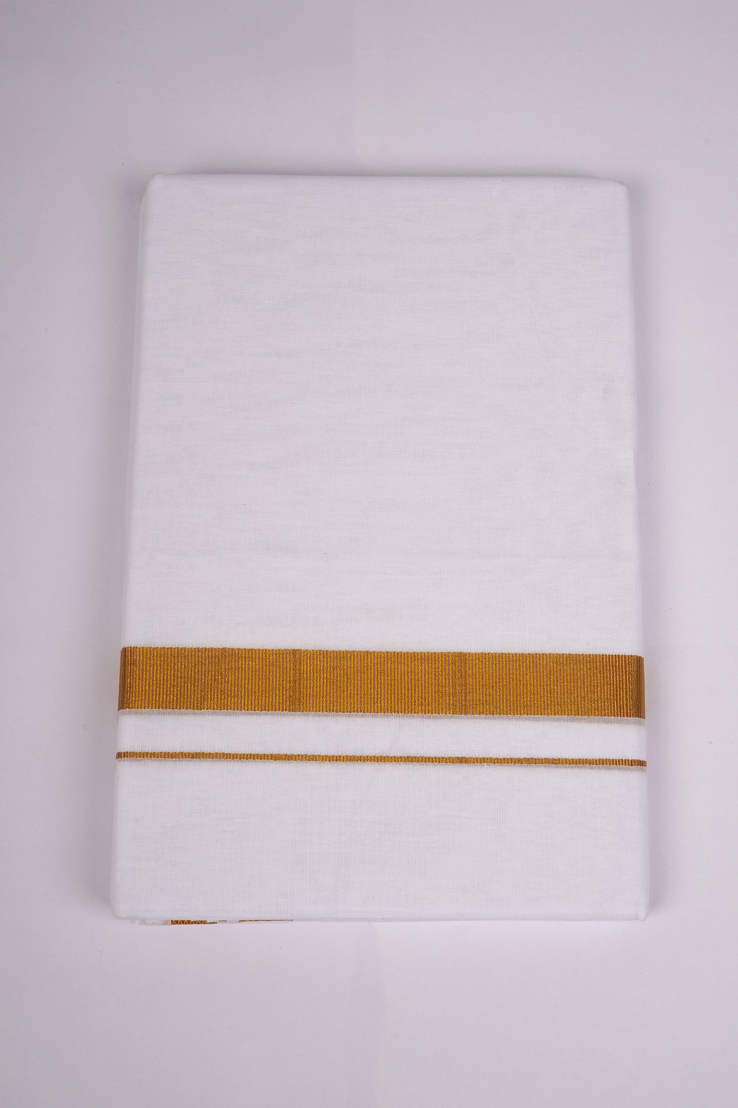 GLD-41 WHITE DOUBLE DHOTI  4.00 MTR