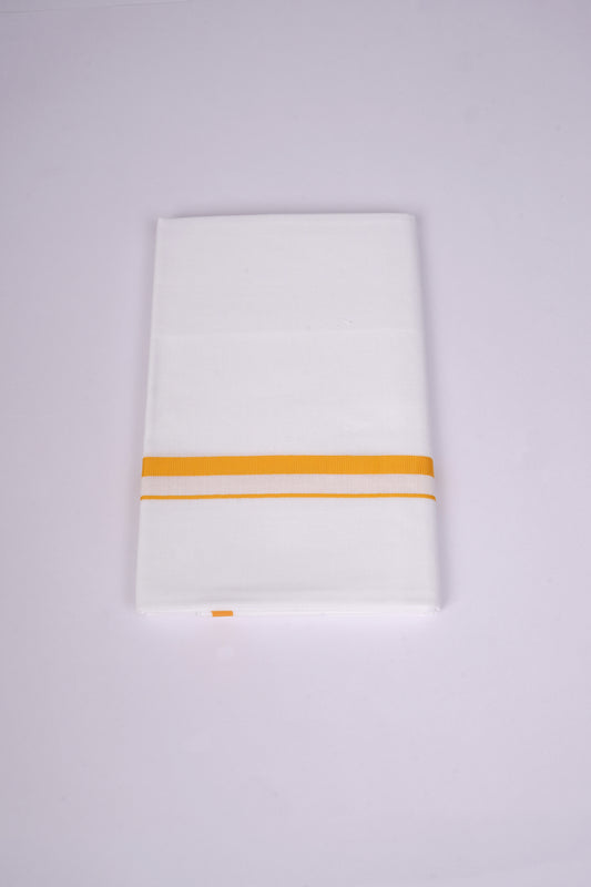 HS-19 W/S DHOTI  1.90 MTR - Gold Yellow