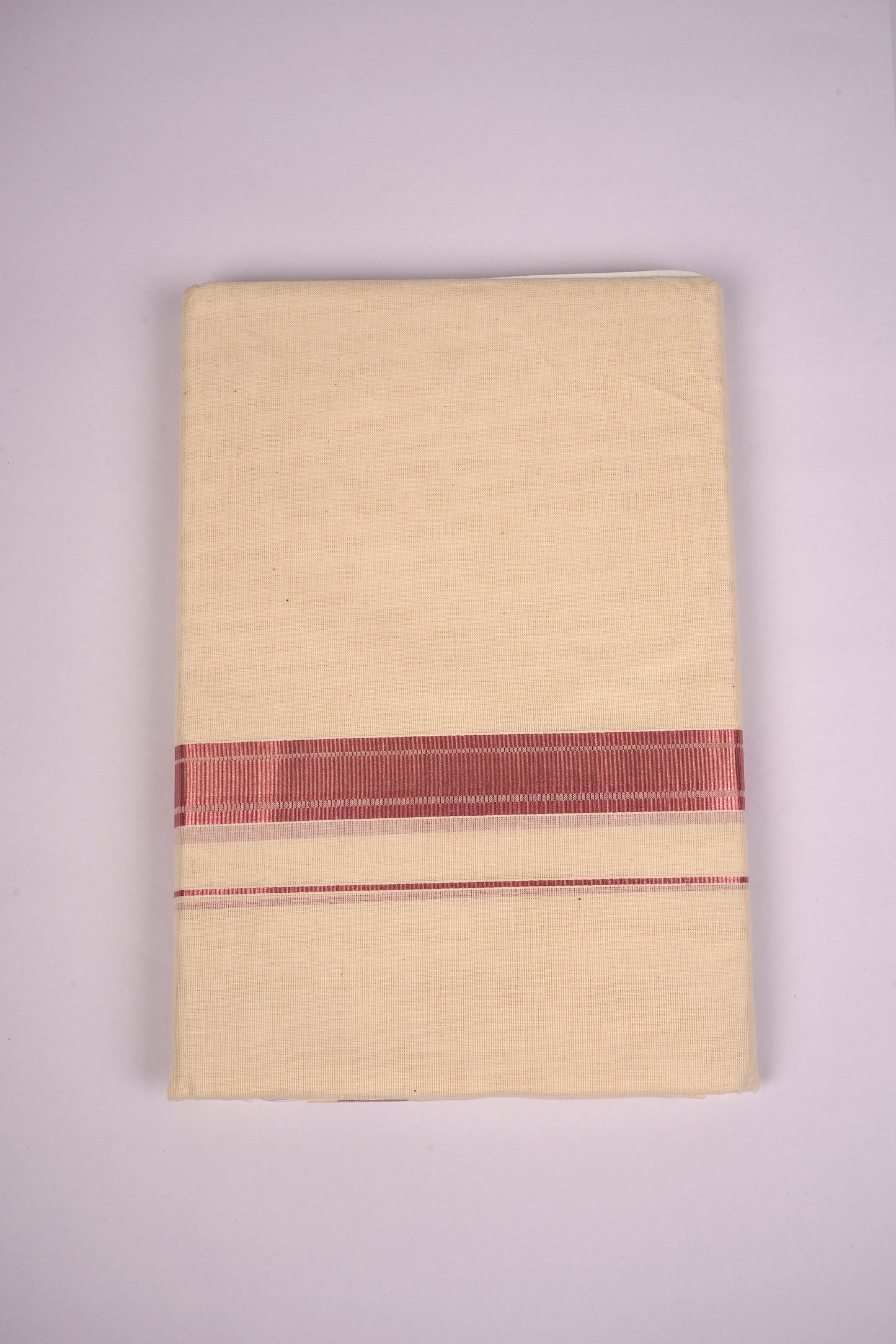 RGD-10C CREAM DOUBLE DHOTI  4.00 MTR