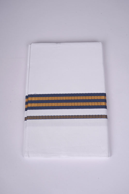 FS-100 W/S DHOTI  2.00 MTR - Navy Blue