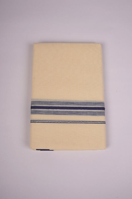 FD-187C C/D DHOTI  3.80 MTR-Navy Blue