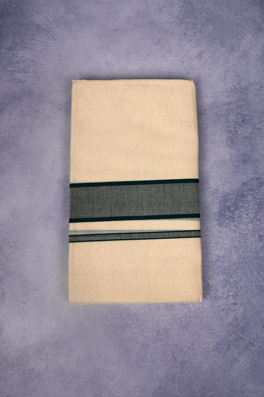 FCD-86C C/D DHOTI  4.00 MTR-Dark Green