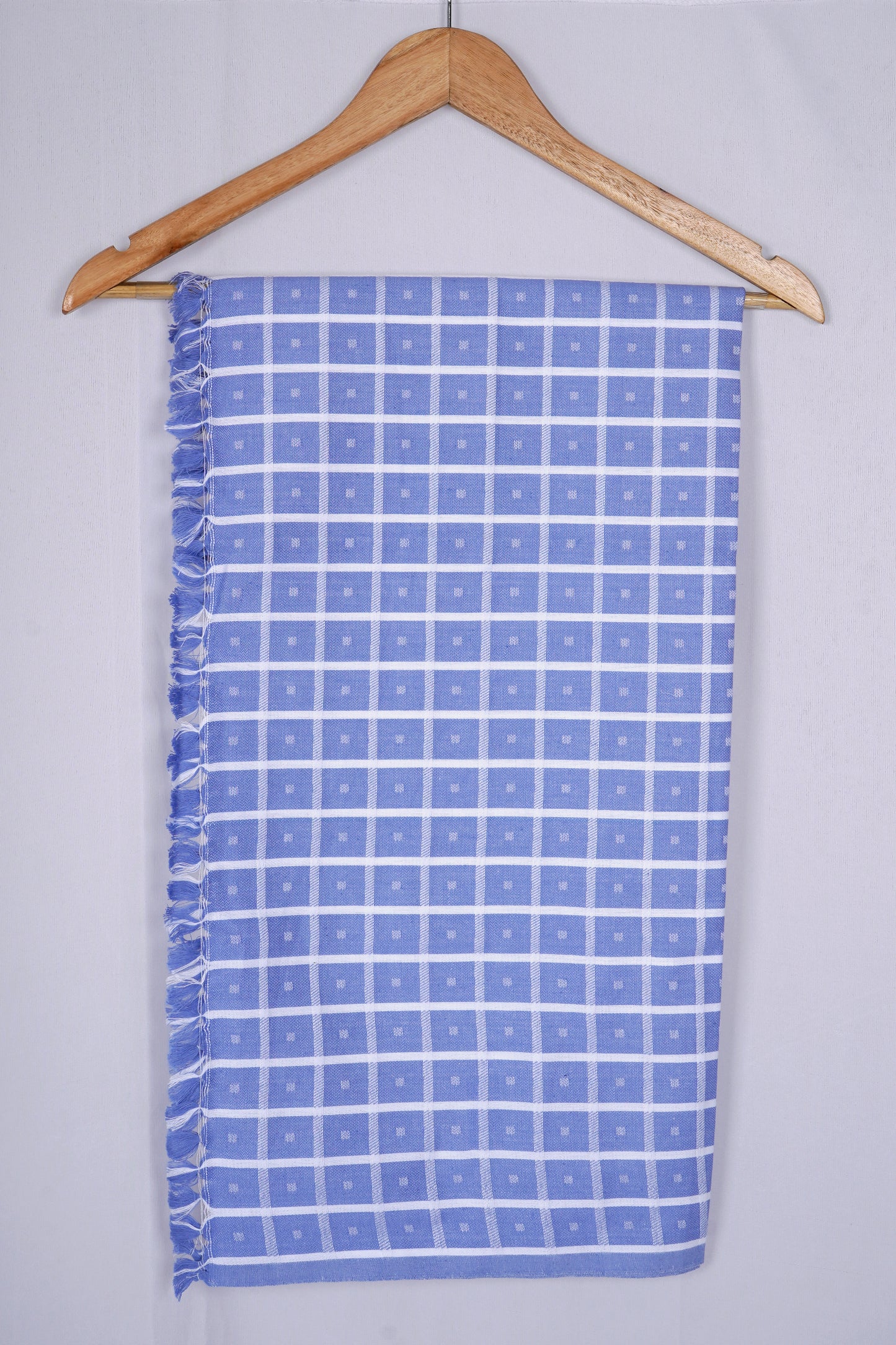 COLOUR BIGCHECK COTTON - CBT-23 BATH TOWEL - 30X60 - BLUE