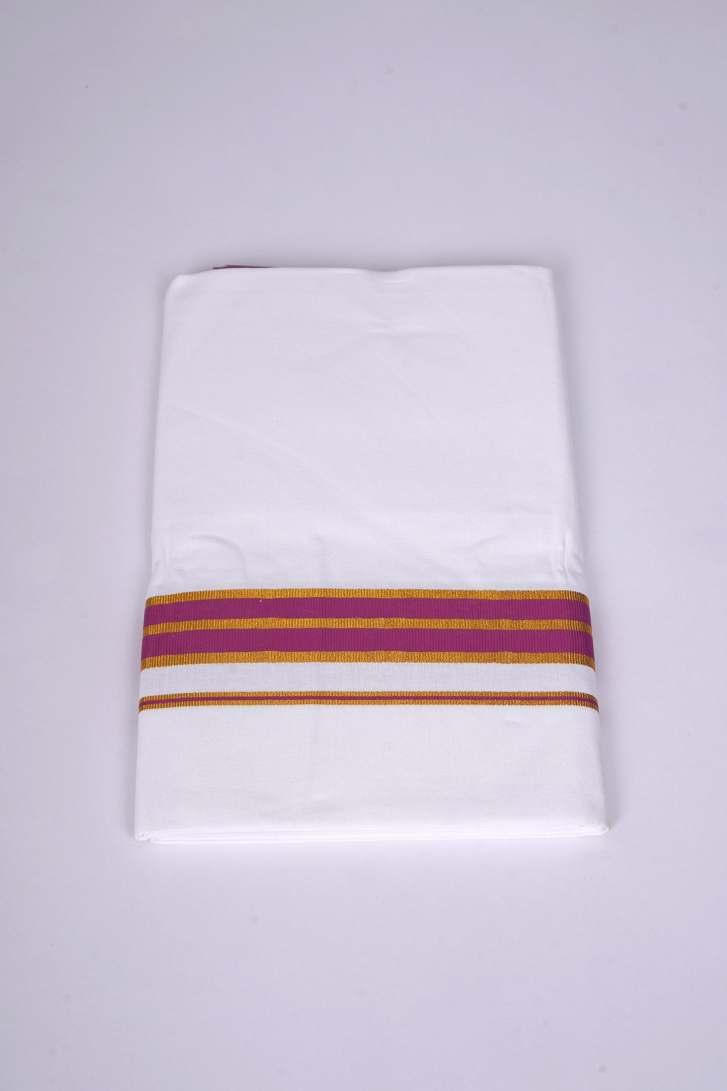 FS-107 W/S DHOTI 2.00 MTR - GOLD DARK VIOLET