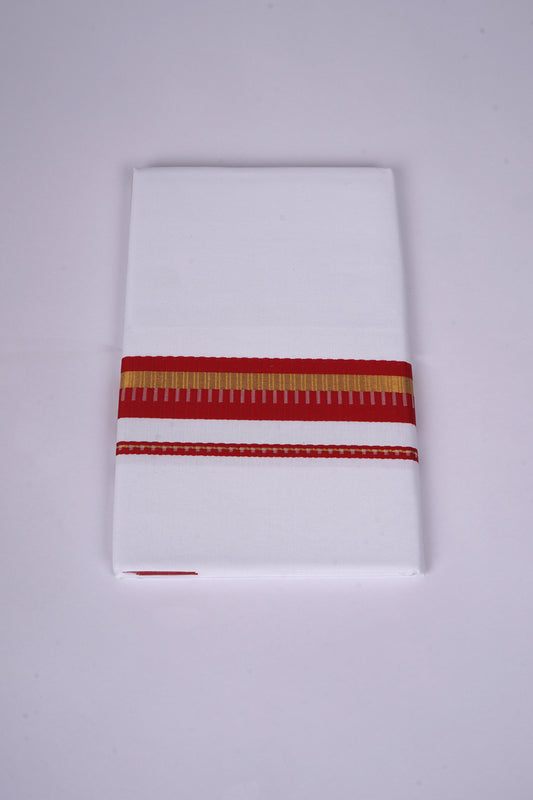FS-93 W/S DHOTI 2.00 MTR - GOLD RED