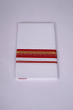 FS-93 W/S DHOTI 2.00 MTR - GOLD RED