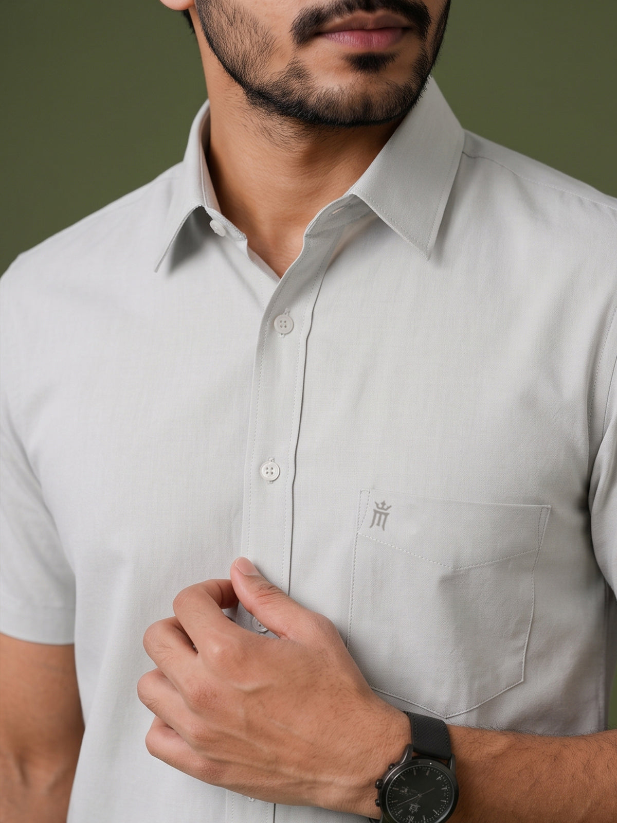 Bamboo Breeze Formal Color Shirt For Men - 94002