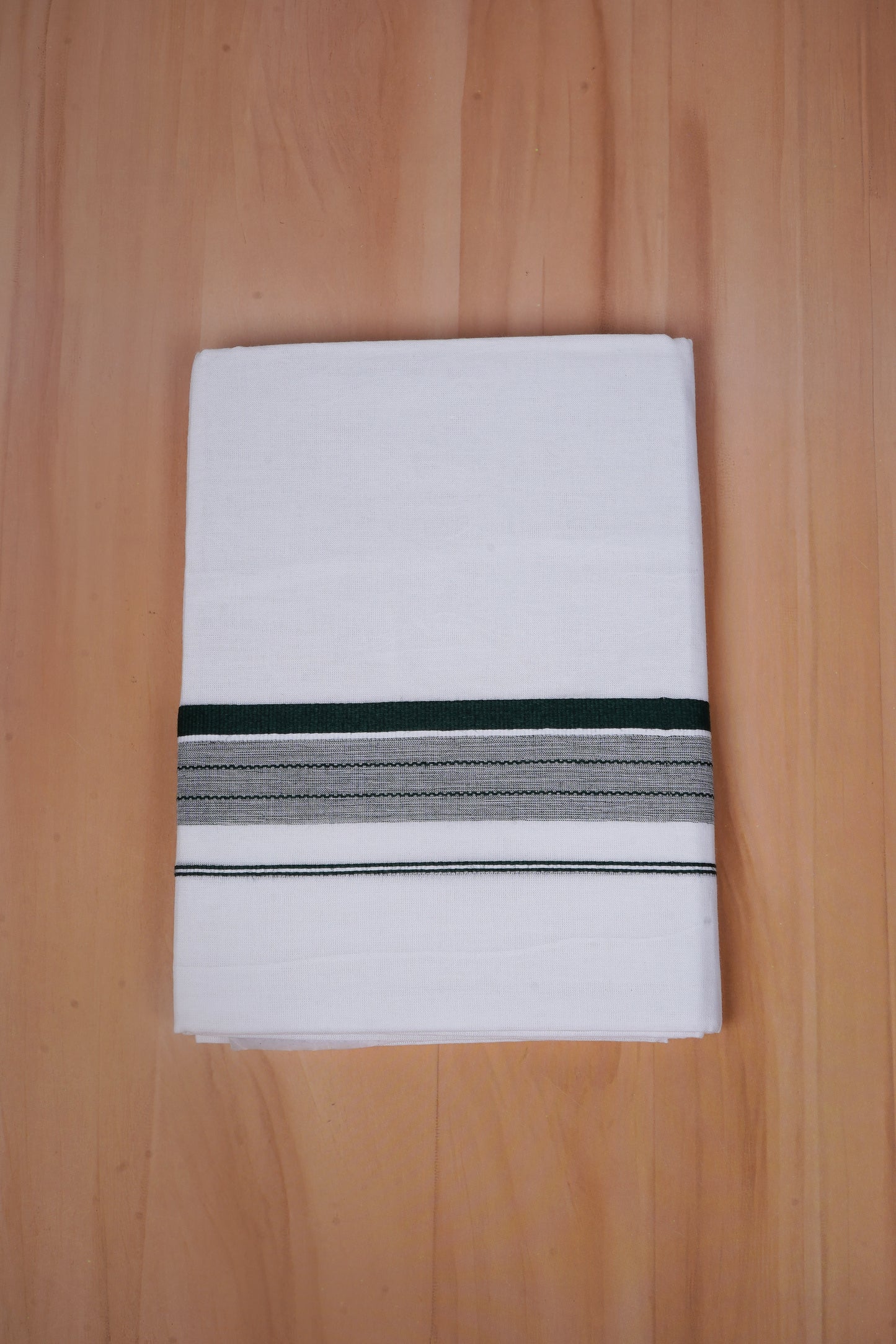 FCD-585 W/D DHOTI 3.80 MTR - Dark Green