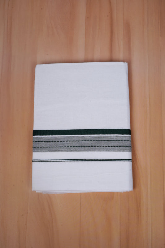 FCD-585 W/D DHOTI 3.80 MTR - Dark Green