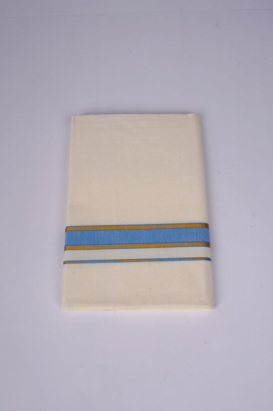 FS-133C C/S DHOTI  2.00 MTR - Blue