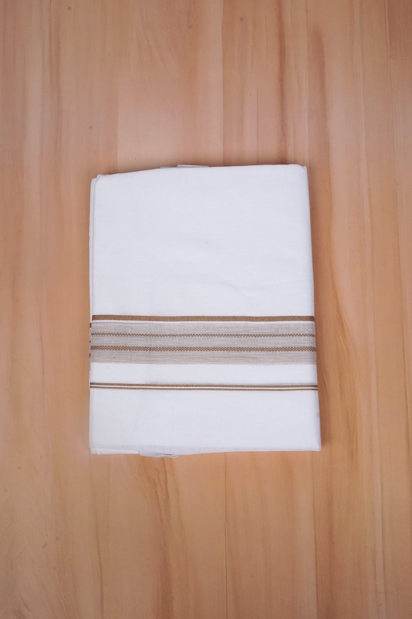 FCD-585 W/D DHOTI 3.80 MTR - Light Brown