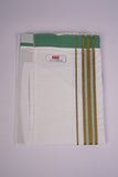 PKT FS-01 VELCRO WHITE SINGLE DHOTI - Green