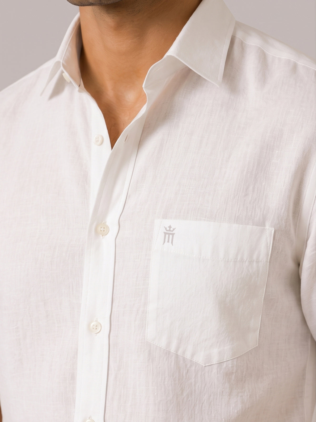 Risholin Formal White Shirt For Men