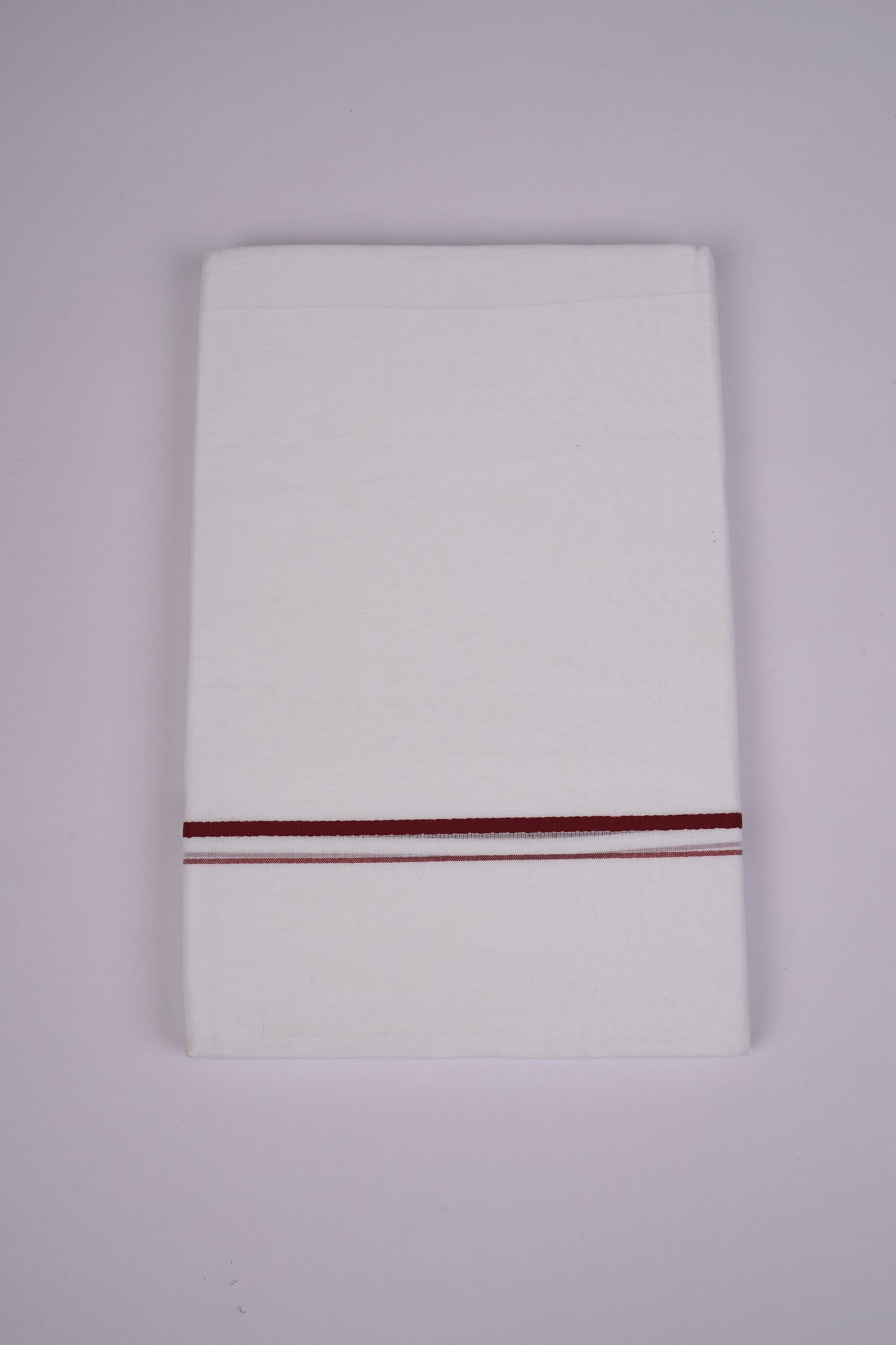 SD-16 WHITE DOUBLE DHOTI  4.00 MTR - Brown