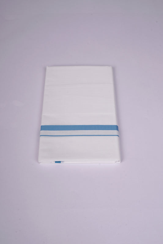 HS-17 STITCH W/S DHOTI  2.00 MTR - Blue