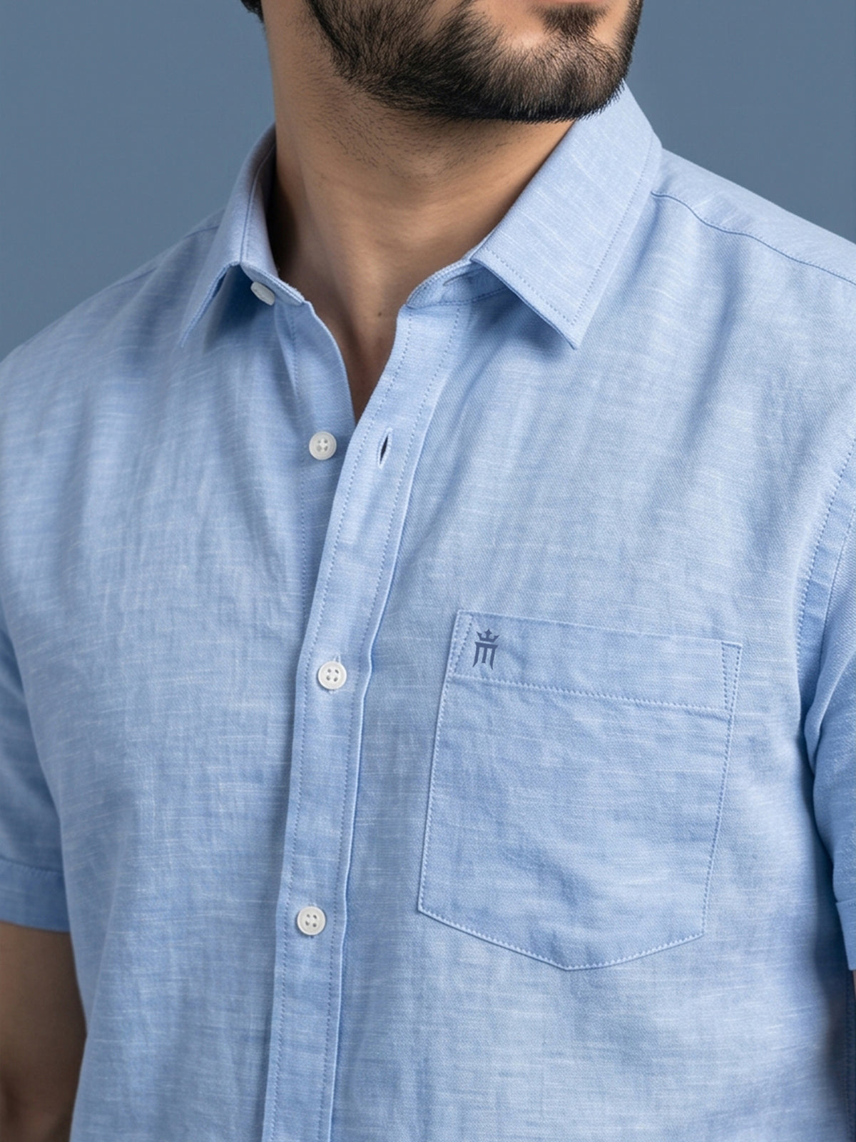 MCR CLUB COLOUR 99101 Half Sleeve Formal Color Shirt For Men