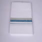 FS-124 W/S DHOTI  1.90 MTR - Silver Ajantha Blue