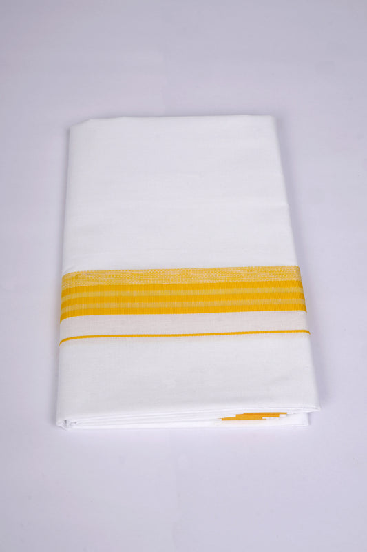 FS-129 W/S DHOTI  1.90 MTR - Yellow