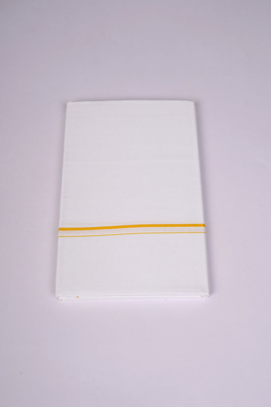 SS-23 W/S DHOTI  1.90 MTR - yellow