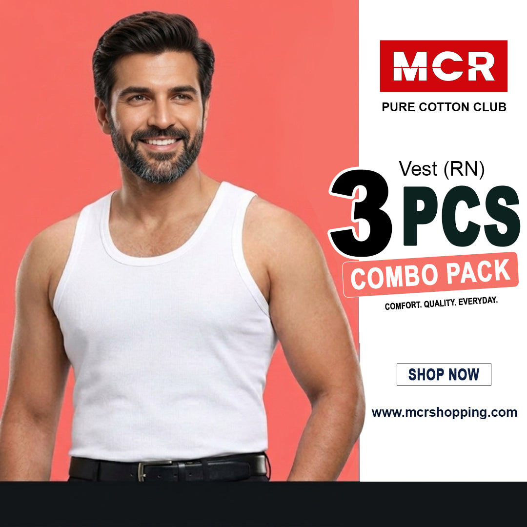 Grand Vest White RN (Pack Of 3)