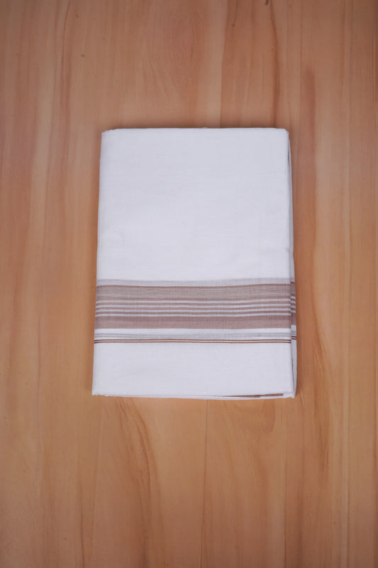 FCD-581 W/D DHOTI 3.80 MTR - Brown