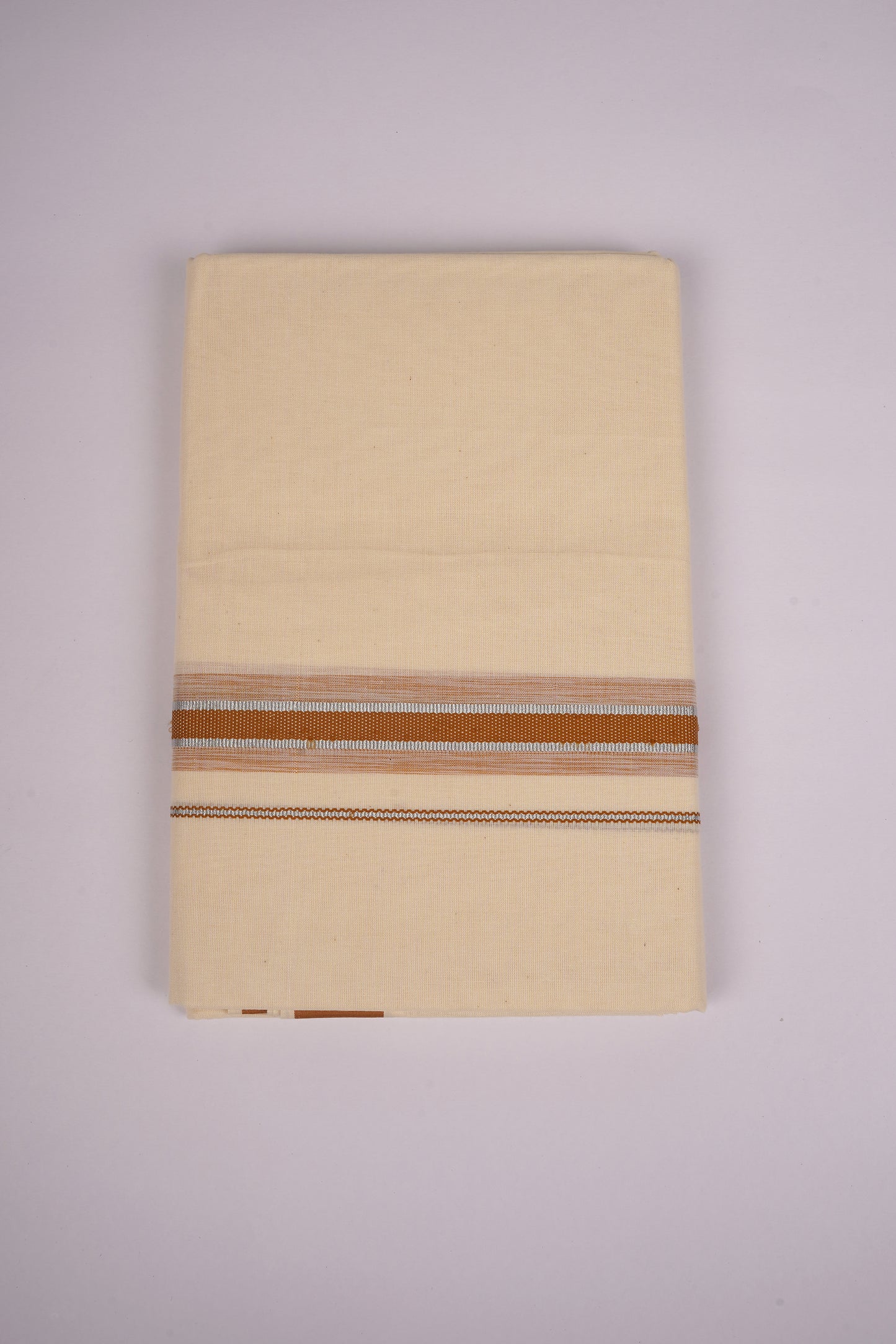 FD-187C C/D DHOTI  3.80 MTR-Light brown