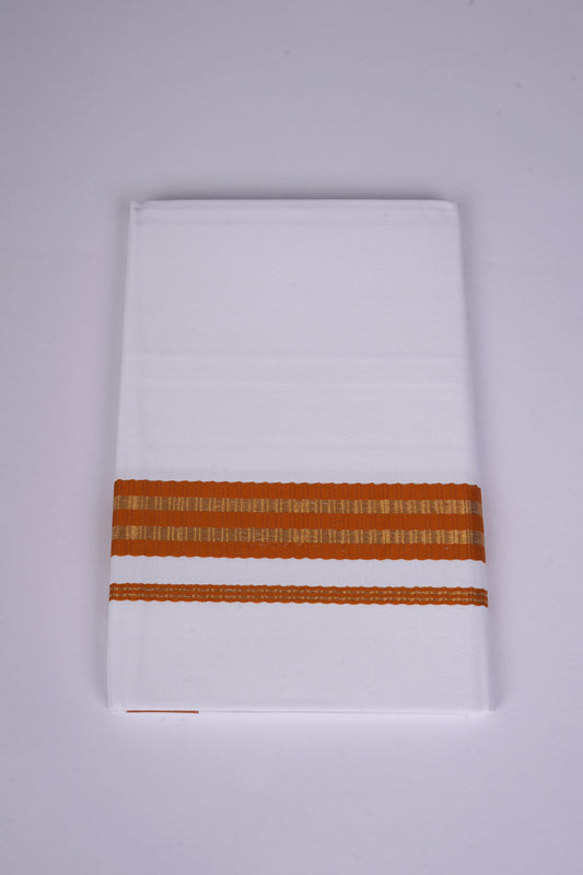 FS-100 W/S DHOTI  2.00 MTR - Dark Gold