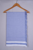 COLOUR MINICHECK COTTON - CBT-24 BATH TOWEL - 30X60 - BLUE