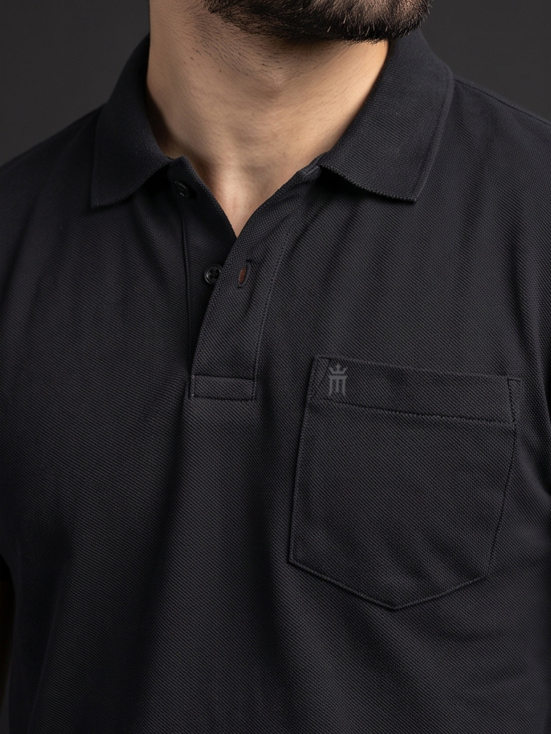 Python Plain Black Color T-Shirt - 70001