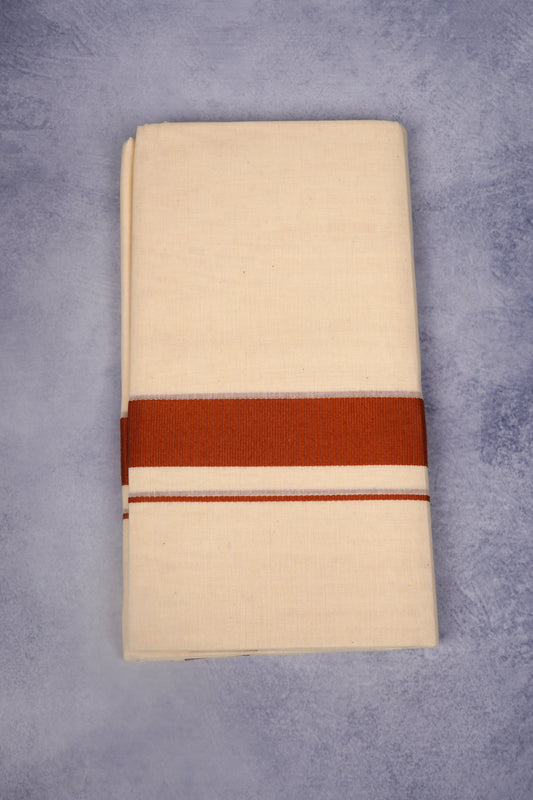 FCD-366C C/D DHOTI  3.80 MTR-Light brown