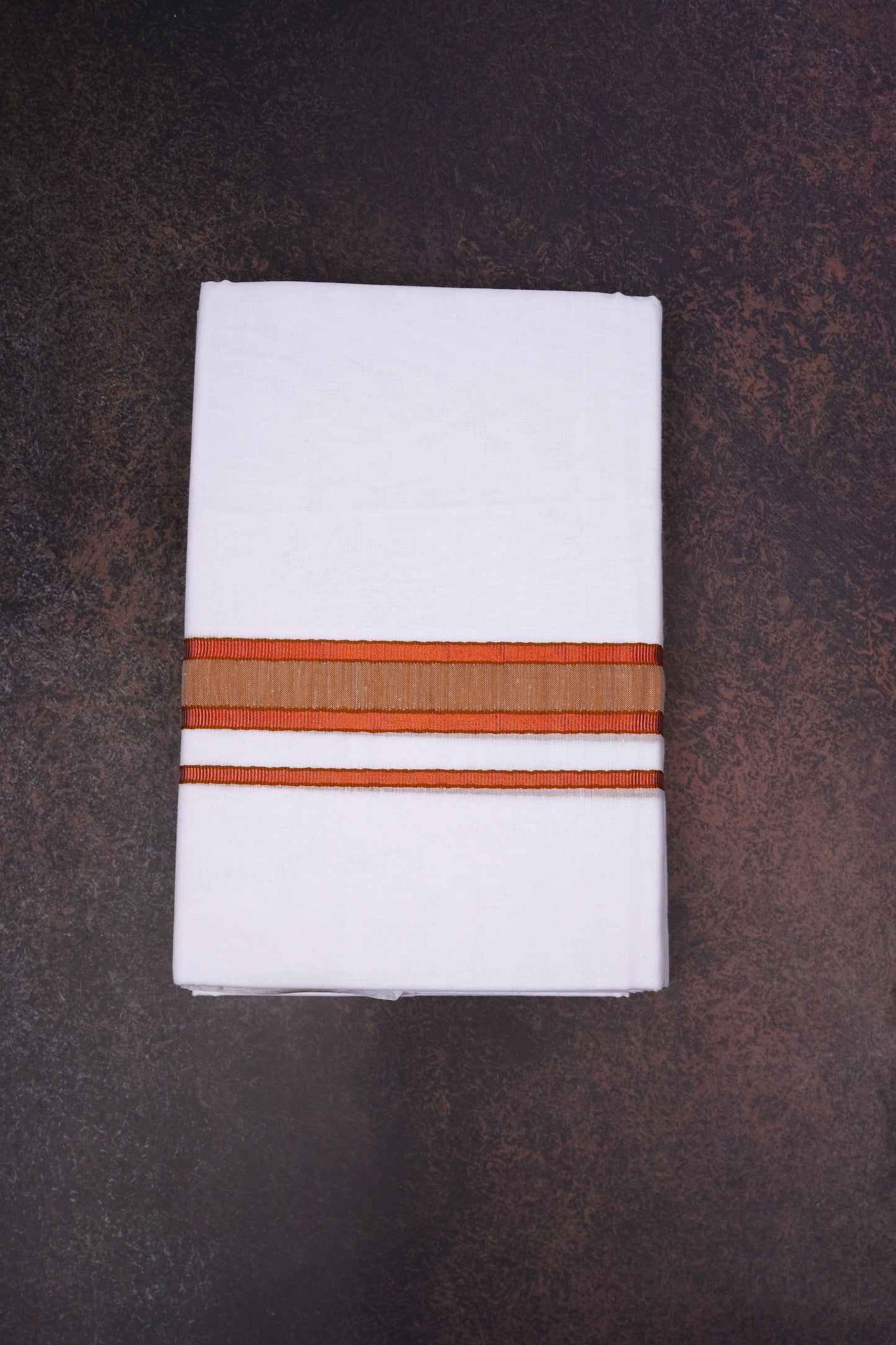 FD-176 W/D DHOTI 3.80 MTR-Brown