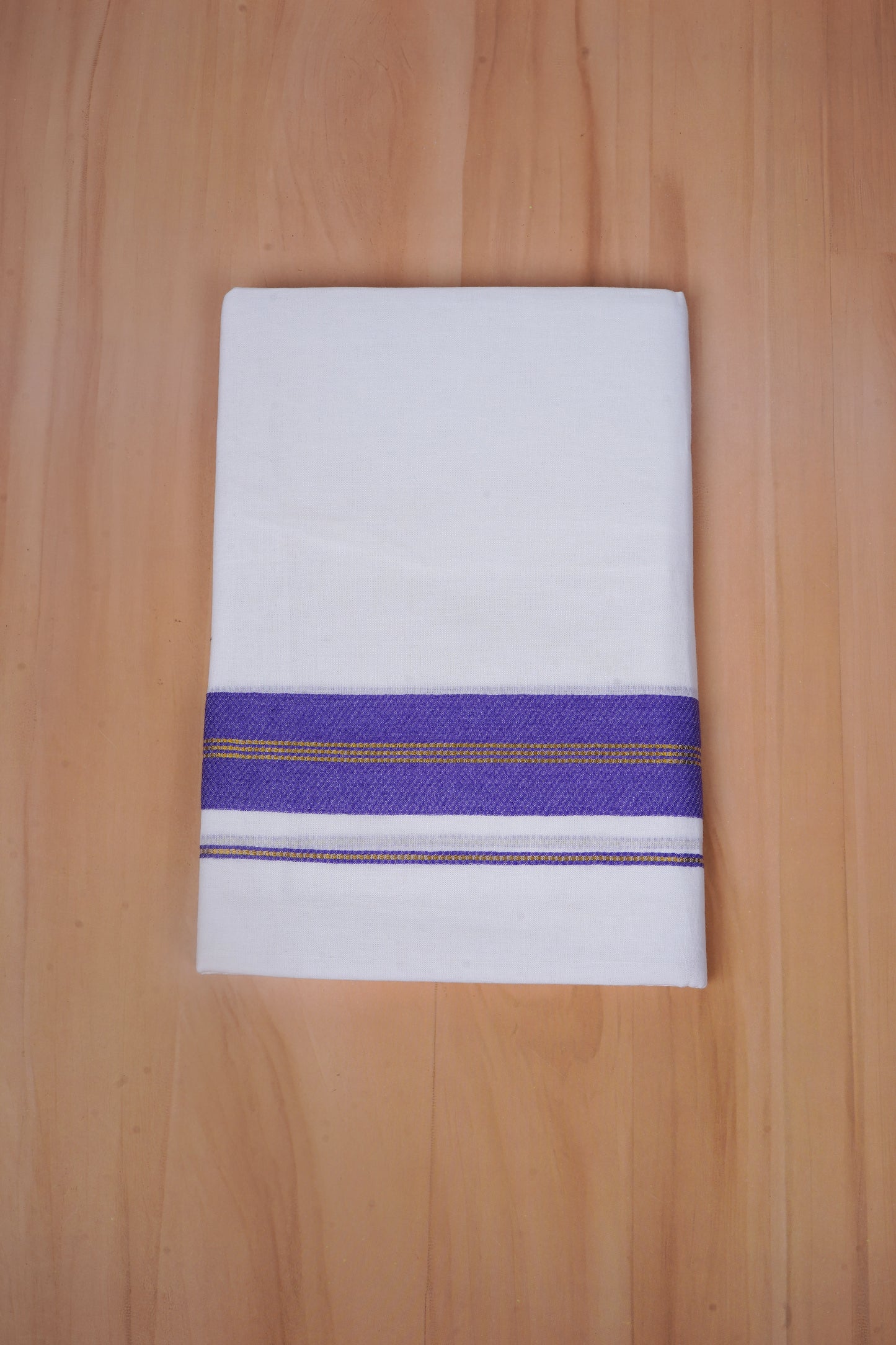 FCD-606 W/D DHOTI 3.80 MTR -  Blue