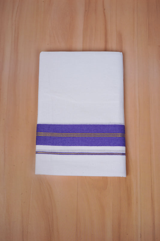 FCD-606 W/D DHOTI 3.80 MTR -  Blue