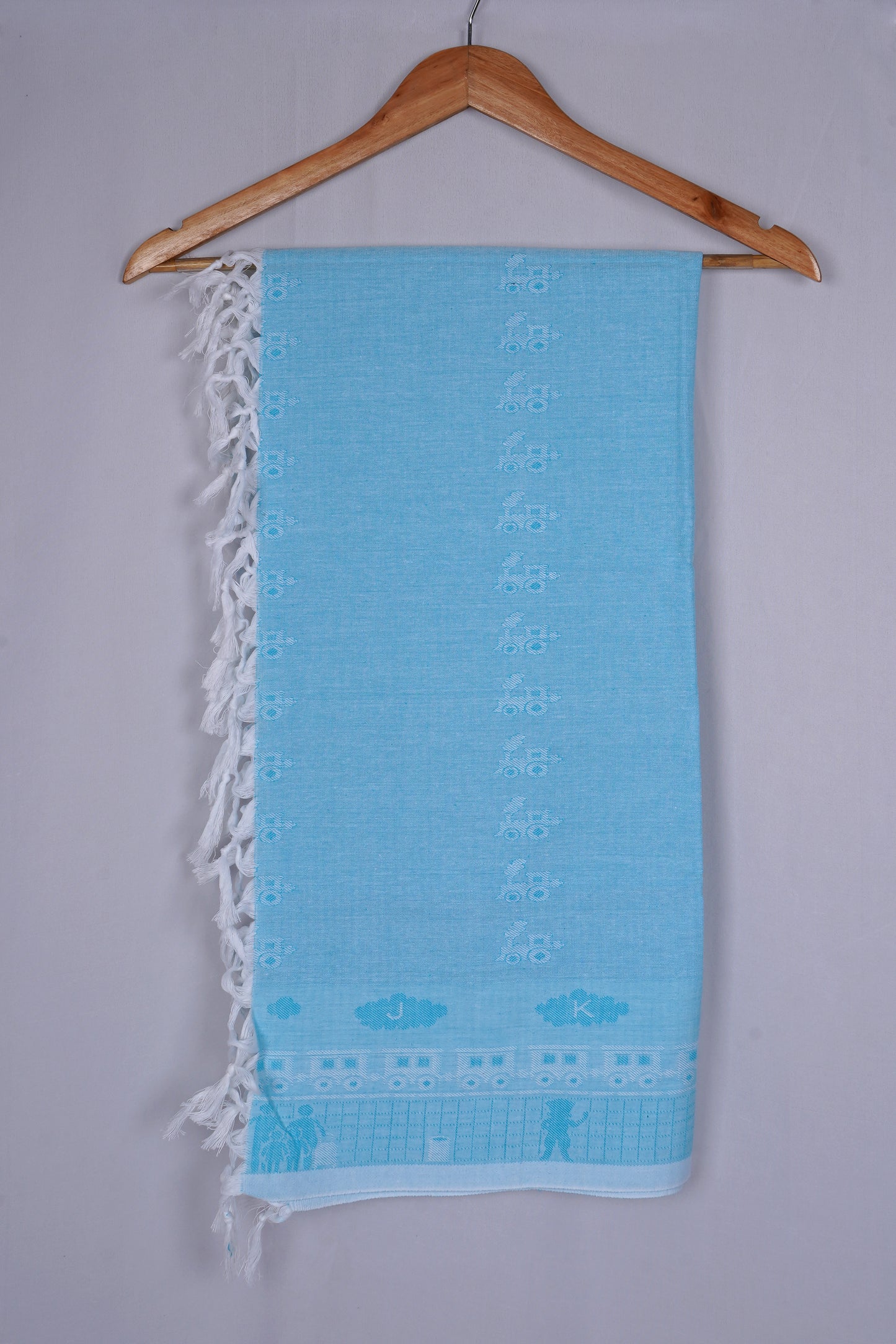 JACQU COTTON COTTON - CBT-19 BATH TOWEL - 30X60 - BLUE