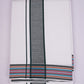 PK-9X5-07 SET WHITE DOUBLE DHOTI - gray