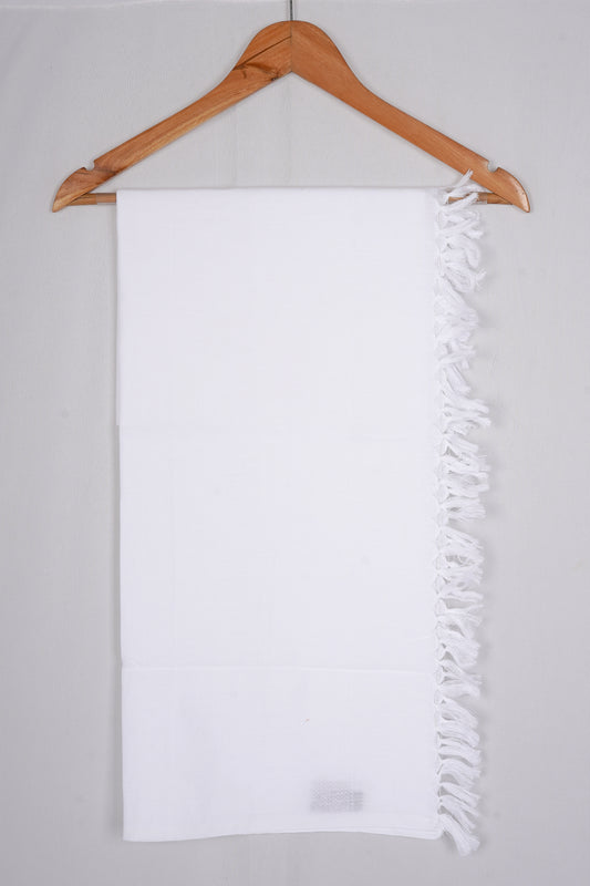 COOLTEX WHITE COTTON - WBT-09 BATH TOWEL - 30X60 - WHITE