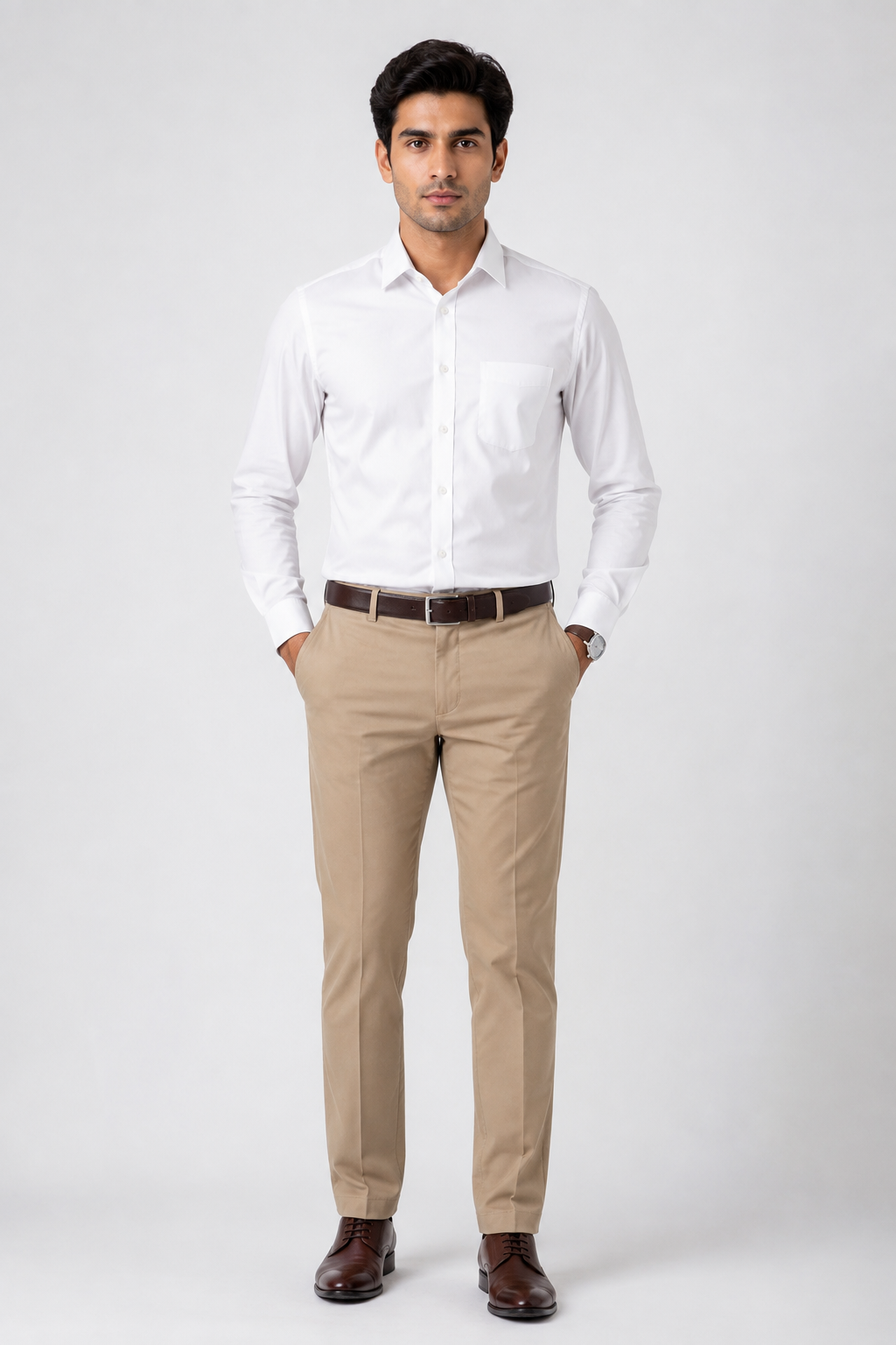 Dennis White Shirt For Men
