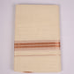 COPPER-12C CREAM DOUBLE DHOTI  4.00 MTR