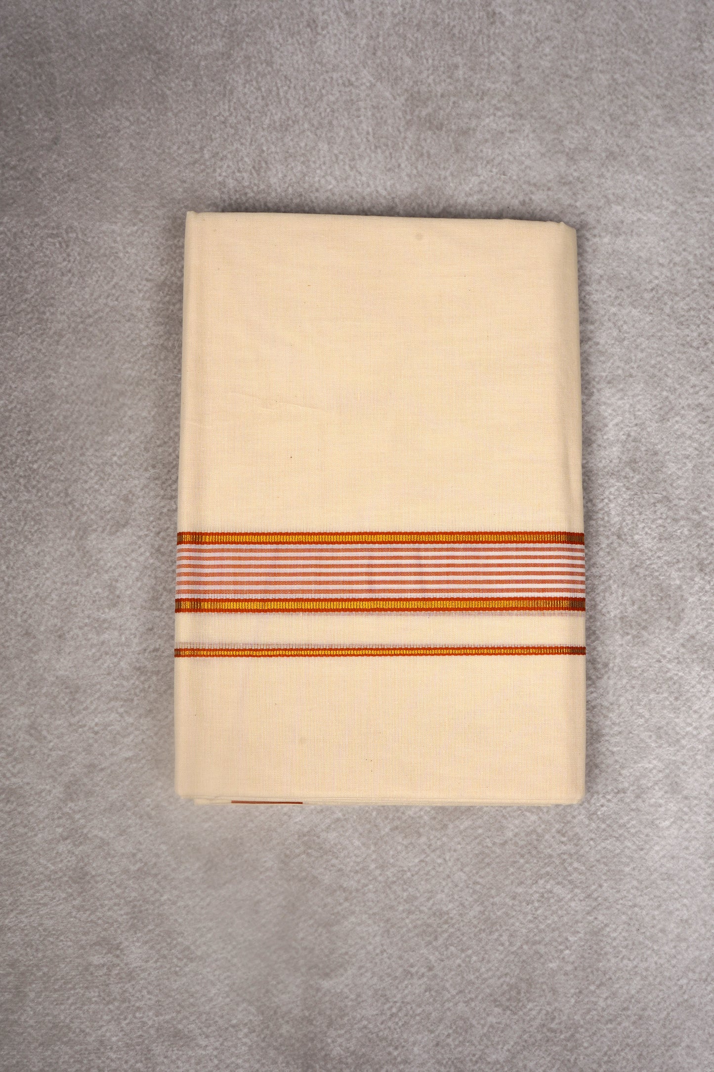 FD-186C C/D DHOTI  3.80 MTR-Light Orange