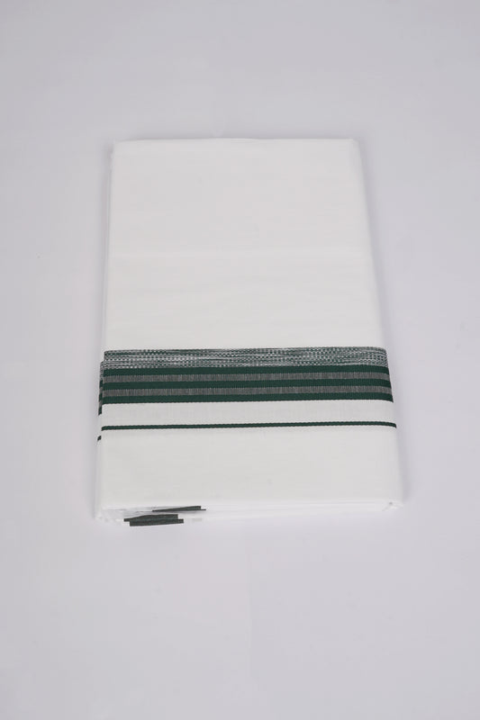 FS-129 W/S DHOTI  1.90 MTR - Dark Green