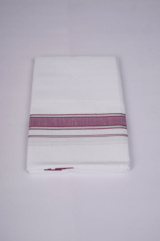 FS-105 W/S DHOTI  2.00 MTR - Dark Violet