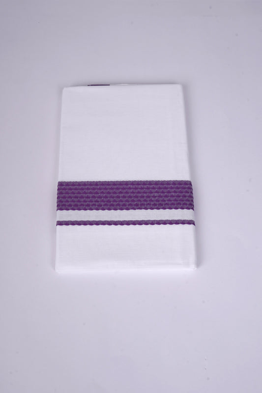 FS-136 W/S DHOTI  2.00 MTR - Violet
